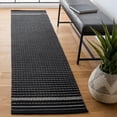 thumbnail image 2 of SAFAVIEH Kilim Ksenija Striped Cotton Area Rug, Black/Ivory, 9' x 12', 2 of 7