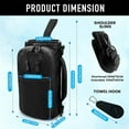 thumbnail image 3 of Multifunctional Magnetic Water Bottle Bag Crossbody Insulated Sleeve With Pocket For Gym Outdoor Commute, 3 of 6