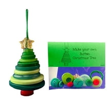 Christmas Button Christmas Tree Decoration Pendant DIY Christmas Tree Decoration