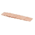 thumbnail image 3 of Copper Pad Shim Thermal Kit, 100Pcs Pure Copper Heat Sink Set, Copper Thermal Pads High Thermal Conductivity 401w Mk, with Storage Box Copper Heatsink for Phone and PC Cooling, 3 of 7