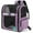 Purple, variant on PetAmi Dog Backpack Carrier For Small Large Cat, Pet, Puppies, Ventilated Pet Hiking Backpack Travel Bag, Airline Approved Cat Backpack Carrier, Safety Back Support, Camping Biking, Max 18 lbs, Navy