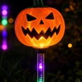 thumbnail image 4 of Outdoor Solar Decor Set of 6, Pumpkin Solar Lights Outdoor, Halloween Decorations Outdoor Solar, Halloween Lawn Decorations, Solar Garden Lights Outdoor Waterproof, 16 X 4.5 X 4.5, 4 of 7