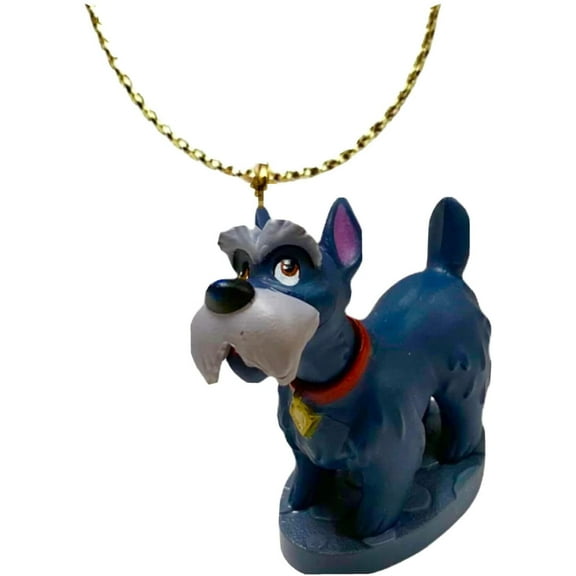 Lady & The Tramp Jock Ornament PVC Figure Figurine Charm 3.5” Rare New