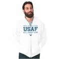 thumbnail image 5 of US Air Force Fly Fight Win Athletic Zip Up Hoodie Men's Women's Brisco Brands M, 5 of 6