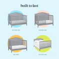 thumbnail image 6 of DaVinci Charlie 4 in 1 Convertible Crib in Gray, 6 of 10