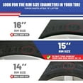 thumbnail image 4 of 1Pc Cover Hubcaps ,15 Inch Hubcaps Wheel Rims Cover for 2005-2008 TOYOTA COROLLA Compatible With Steel Wheels and Snap On Installation PP Material（15-Inch, Lacquer), 4 of 7