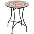 thumbnail image 1 of Outsunny Mosaic Table, Round Patio Table for Garden, Red, 1 of 9