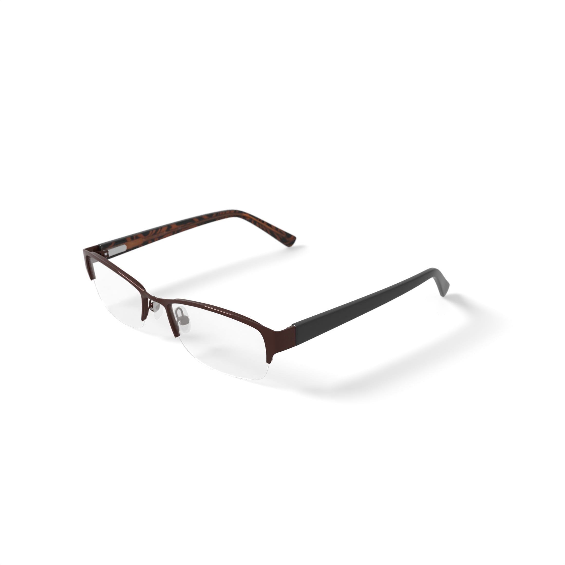Tigress Women's TGS108 Prescription Eyeglasses with Case, Brown