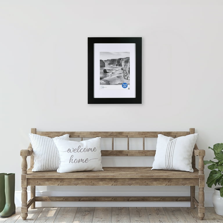 Mainstays 11x14 inch Matted to 8x10 inch Flat Wide Black 1.5
