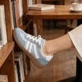 thumbnail image 6 of BERANMEY Women's Retro Fashion Sneakers Comfortable Casual Anti Slip Platform Low-Top Sneakers Lace Up Memory Foam Tennis Walking Skate Shoes, 6 of 8