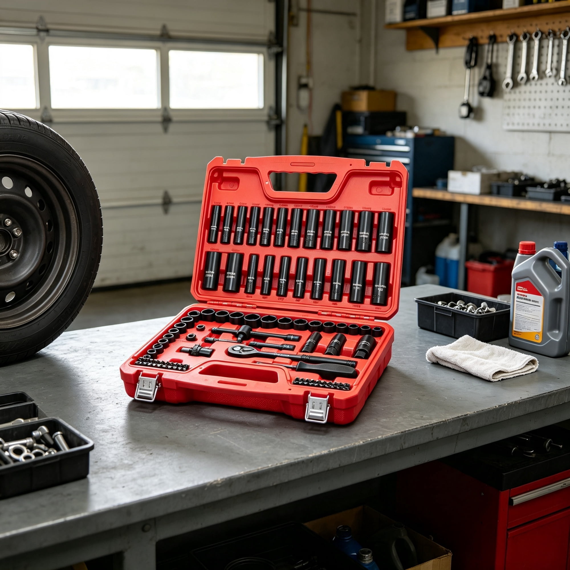 3/8" Drive 96-Piece Impact Socket Set