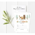thumbnail image 5 of Inkdotpot Set Of 30Jungle Animals Baby Shower Invitations-Diaper Raffle Tickets And Baby Shower Book Request Cards Gender Neutral Invites Its A Boy Its A Girl, 5 of 8