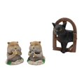 thumbnail image 1 of Inicio Lindo Gato de resina Diglett Estatuilla en miniatura Estatuas de animales Esculturas, 1 of 9