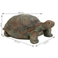 thumbnail image 6 of Sunnydaze 29" Talia the Tortoise Glass Fiber Reinforced Outdoor Statue, 6 of 12