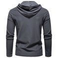 thumbnail image 3 of Yievot Quarter Zip up Hoodies for Men Casaul Pullover Sweatshirt Regular Fit Long Sleeve Winter Sweatshirts, 3 of 7