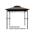 thumbnail image 2 of ​APEX GARDEN ​​Replacement Canopy Top for Model #L-GG001PST-F 8' x 5' Brown Double Tiered Canopy Grill BBQ Gazebo (Top Only), 2 of 5