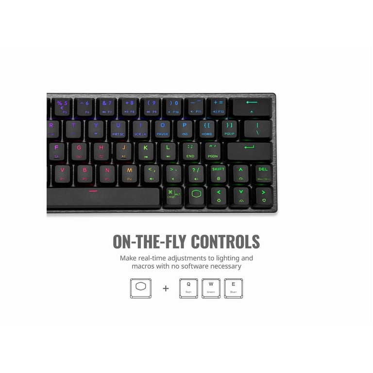 Cooler Master SK622 Gaming Keyboard - Wired/Wireless Connectivity