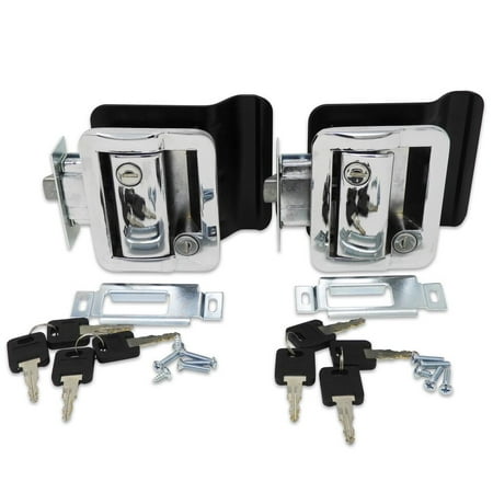 2 Pack Chrome Rv Entry Door Lock W Deadbolt Camper Travel