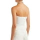 thumbnail image 5 of Blusas Y2K Top plisado Bandeau para mujer, jersey de punto sin mangas, ropa de discoteca Hotsweet de Color sólido Kuymtek Blanco Xl para Mujer, 5 of 7