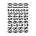 thumbnail image 3 of 5 Sheets Small Black Adhesive Stickers 200 Pcs Number Stickers Decals,2 Inches, 3 of 9