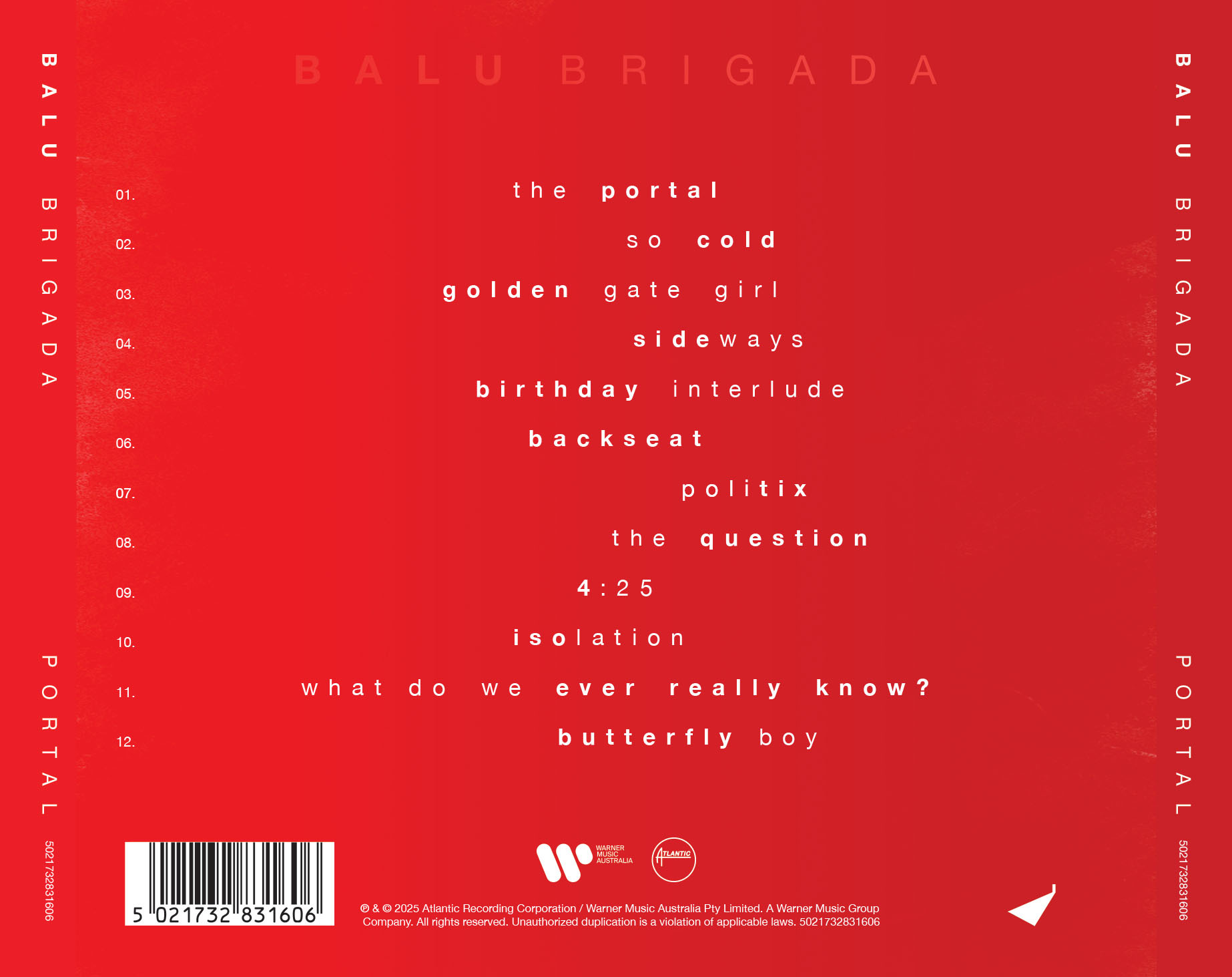 Balu Brigada - Portal - Music & Performance - CD