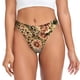 thumbnail image 1 of Fotbe Animal Leopard Tanga Sin Costuras para Mujer con Estampado – Panties Invisibles, Transpirables y Cómodos para Uso Diario-X-Small, 1 of 6