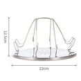 thumbnail image 5 of Rejilla para cuatro rebanadas, porosa, plegable, soporte de material acero inoxidable, utensilios , bandeja portátil para mochileros , fie shamjiam Rejilla para tostadora, 5 of 5