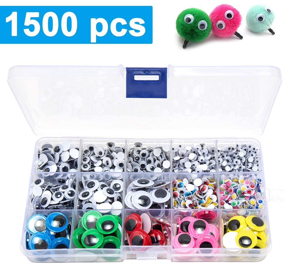 100 Pieces Mixed Wiggle Googly Eyes Self Adhesive Googly Wiggle Eyes DIY Scrapbooking Crafts Toy Accessories,Assorted Sizes from 6mm 25mm 100 Pieces Mixed Wiggle Googly Eyes Self Adhesive Googly Wiggle Eyes DIY Scrapbooking Crafts Toy Accessories,Assorted Sizes from 6mm 25mm
