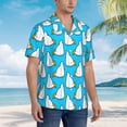 thumbnail image 3 of Sigee Duck Dives for Men’s Casual Beach Summer Shirts Funky Hawaiian Shirt for Men Hawaiian Shirts,X-Large, 3 of 7