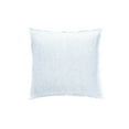thumbnail image 5 of Sky Blue Pinstripe Fringe Linen Pillow 20x20 Down Insert, 5 of 12