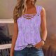 thumbnail image 1 of Puntoco Camisetas sin mangas para mujer Camiseta sin mangas con estampado de mujer Camiseta sin mangas suelta, 1 of 4