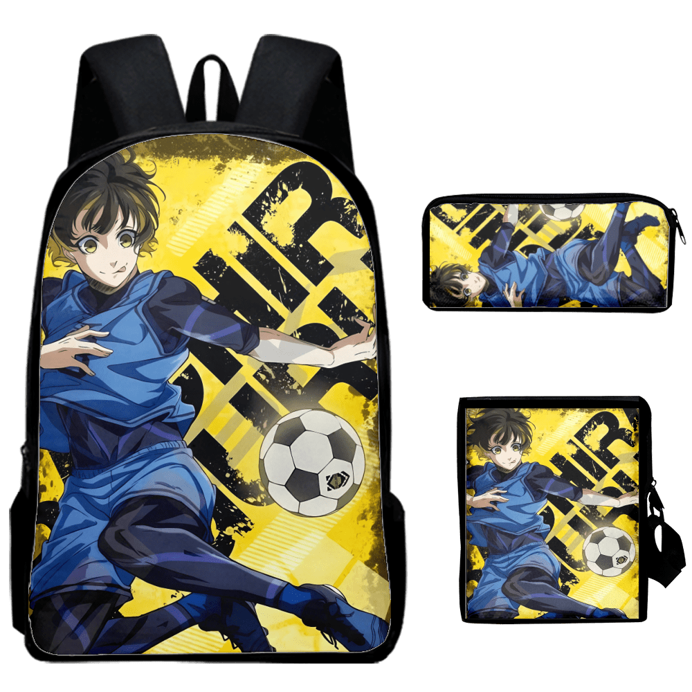 Blue Lock Backpack for Girls and Boys Backpack Elementary Kids School