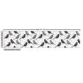 thumbnail image 3 of Ambesonne Birds Fabric by the Yard Upholstery, Northern Mockingbirds, 1 Yard, Grey Black White, 3 of 5