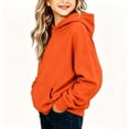 thumbnail image 6 of RYRJJ Girls Boys Hooded Sweatshirts Kids Fall Trendy Pullover Casual Long Sleeve Hoodies Cute Oversized Pocket Sweatshirt Tops, 6 of 9