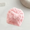 thumbnail image 4 of comerut Fall Winter Baby Hat Cute Knot Bowknot Super Soft Faux Lambswool Thickened Warm Solid Color Infant Newborn Boy Girls Beanie Cap, 4 of 8
