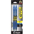 thumbnail image 4 of Pilot G2 Stylo à Bille Gel, Bleu, 0.7mm, Lot de 2, 4 of 4