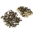 thumbnail image 2 of 100 juegos de Remaches de doble tapa Hugo 6x10mm Bronce, 2 of 9