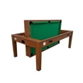 thumbnail image 4 of RACK Luxor 7.5-Foot 4-in-1 Multi-Game Swivel Billiard/Pool Table with Multiple Table Options (Green Felt with 1 Bench), 4 of 7