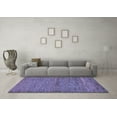 thumbnail image 3 of Ahgly Company Machine Washable Indoor Rectangle Abstract Blue Modern Area Rugs, 2' x 3', 3 of 4