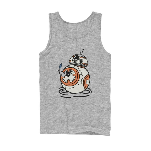 Men's Star Wars: The Rise of Skywalker BB-8 Lighter Tank Top Athletic Heather X Large