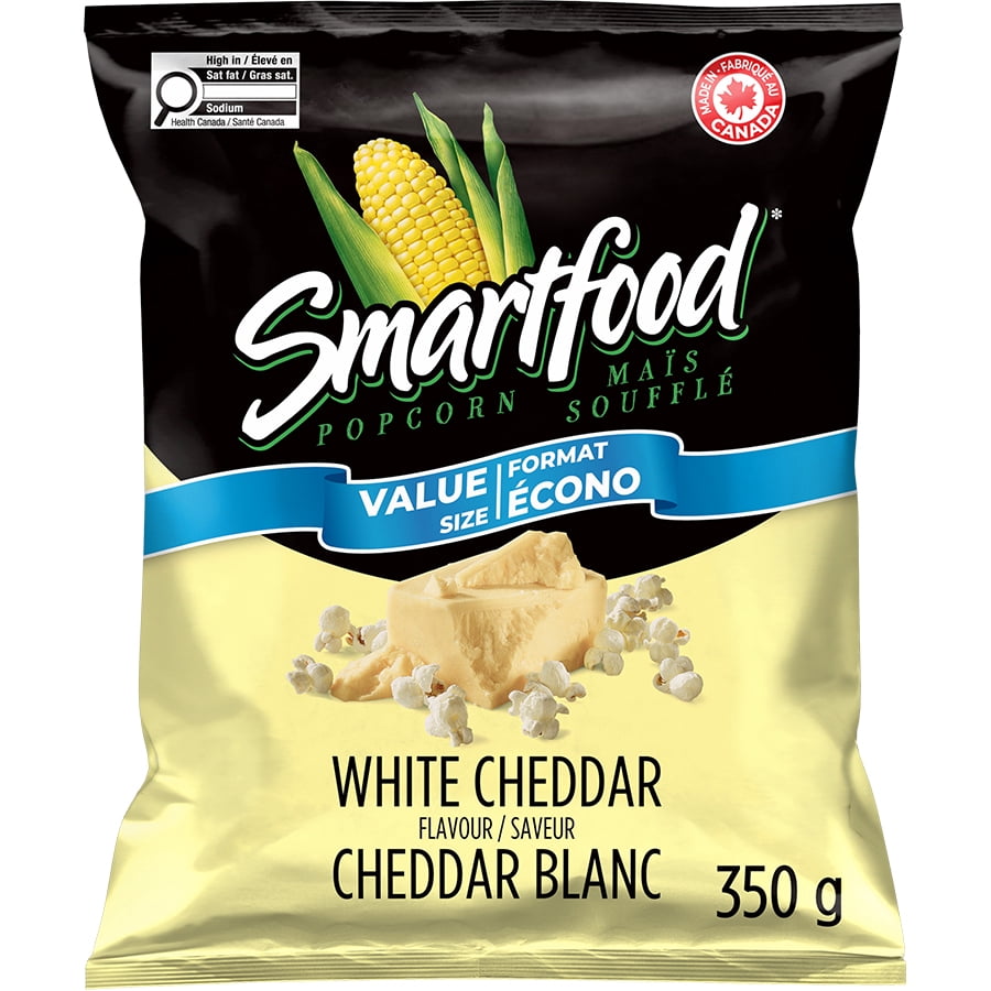 Smartfood Seasoned Popcorn White Cheddar Flavour