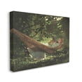 thumbnail image 3 of Stupell Industries Girl Reading Book Hammock Classic Vintage Painting Painting Gallery Wrapped Canvas Print Wall Art, Design by Lettered and Lined, 3 of 7