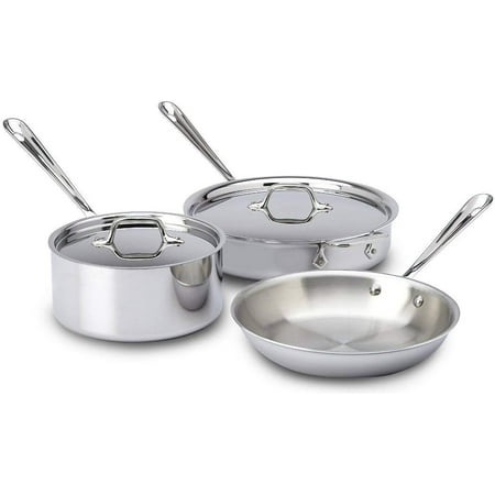 UPC 011644502706 product image for All-Clad D3 Stainless 3-ply Bonded Cookware Set  5 piece Set | upcitemdb.com
