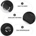 thumbnail image 3 of 1pc Nylon Flashlight Pouch Head Protector Bag Flashlight Storage Bag Black, 3 of 5