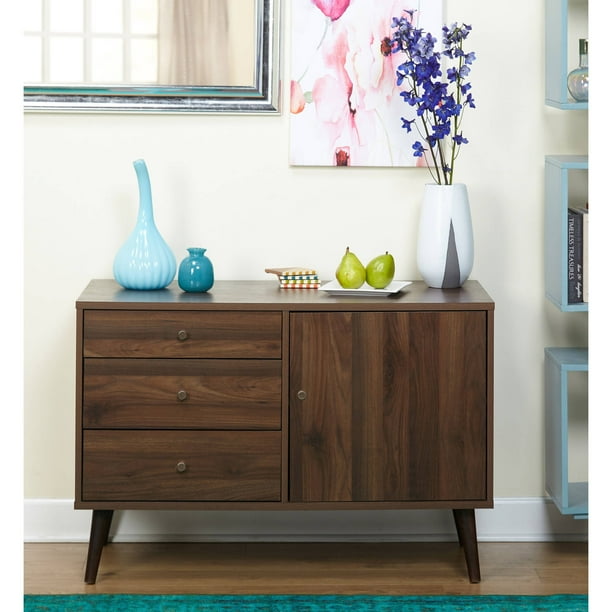 Carroll Mid Century Buffet / Console, Walnut