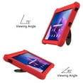 thumbnail image 4 of Dteck Case for Lenovo Tab M10 Plus 3rd Gen 2022 10.6 inch Heavy Duty Shockproof Kickstand Rugged Cover with Shoulder Strap, Red, 4 of 7