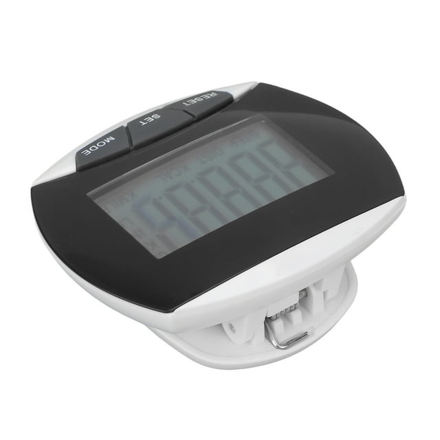 Step Counter, Professional ABS Pedometer For Running Shopping For Student Black