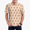 thumbnail image 2 of Balery Cute Squirrel Printed Men’s Short Sleeve Polo Shirt, Midweight Men's Shirt,Golf Polo shirts -Medium, 2 of 8
