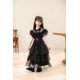 thumbnail image 3 of Vestido de Wednesday Addams para niñas, niños, familia, nunca más, disfraz de Cosplay, uniforme de Academia, vestidos de baile, traje de Halloween, 3 of 3