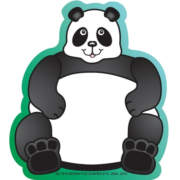 SHAPES ETC. Mini Notepad - Panda